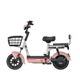   Elektromos robogó Yadea Teena jogosítvány nélkül vezethető 25 km/h pink